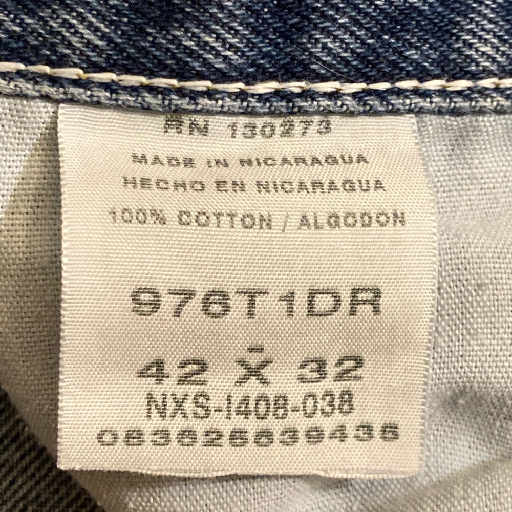 Mens wrangler light wash jeans 42 x 32 - Picture 4 of 4
